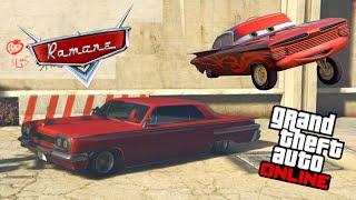 GTA 5 Online: How To Make RAMONE From Disney Pixar Cars! (Red Paint Job)