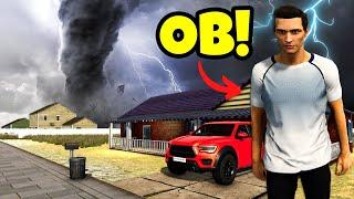 I Became a TORNADO and DESTROYED OB's Home in Storm Chasers Multiplayer!