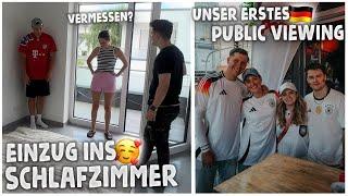 EINZUG ins SCHLAFZIMMER… VERMESSEN? + unser erstes Public Viewing mit Hans & Vici️ | kobexmone