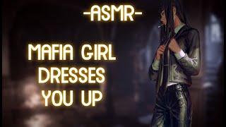 [ASMR] [ROLEPLAY] mafia girl dresses you up (binaural/softdom/F4A)