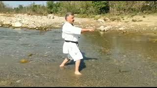 Karate Training in the water (sensei jitesh Kumar) @shotokankataman  @Karatefitnesstutorial