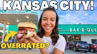 TRYING KANSAS CITY'S MOST ICONIC FOODS!  WORTH THE HYPE?? BBQ, Z-MAN, MOCHI DONUTS & MORE!