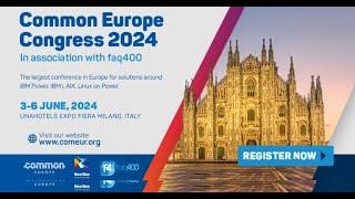 Common Europe Congress 2024 Promotion Video - Mike Davison