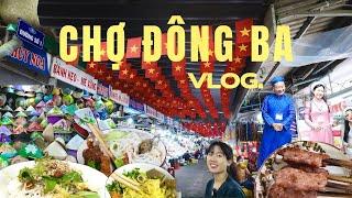 Pơ vlog | pơ cùng chồng ăn sập chợ Đông Ba và thưởng thức nhã nhạc cung đình Huế trên sông hương