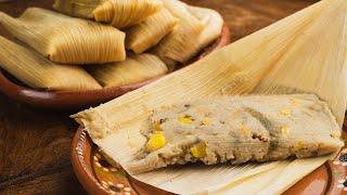 GREEN CHILE CORN TAMALES: The Easiest Way to Make Them/Step by Step