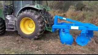 Cover-crop forestier porté SLFP Ménard-Darriet pour l'entretien des pare-feux ou des peupleraies