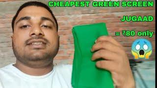 Cheapest Green Screen jugaad - Shuklaji Live || Vlog -29