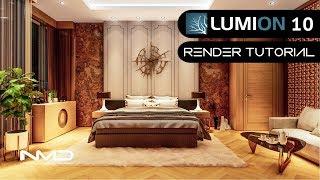 Lumion 10 Pro Modern Bedroom 3D Rendering Tutorial