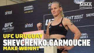 UFC Uruguay Weigh-Ins: Valentina Shevchenko, Liz Carmouche Make Weight - MMA Fighting