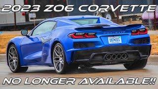 Why the 2023 Corvette Z06 is no longer available to order