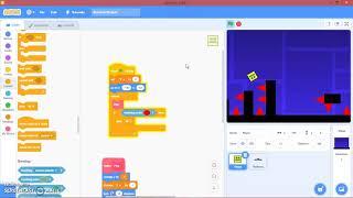 Create GEOMETRY DASH for beginners using Scratch 3.0(Part 2) - Abrams Project