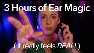 3 Hours of ASMR Ear Magic That Feels REAL (Realistic Ear Exam Sounds & Energy Healing)