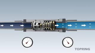 Compressed air preset pressure regulator Toolreg from Topring