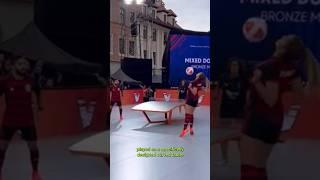 Introducing the new sport Teqball….. A crossover between soccer and table tennis️