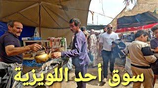 جولة في السوق الأسبوعي أحد اللويزية المحمدية mohammedia morocco walking tour 4k uhd 