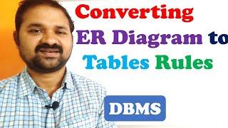 Converting ER diagrams to Tables Rules || Reduction of ER diagrams to Tables || DBMS