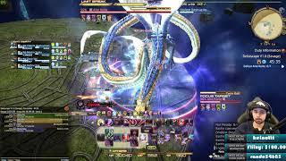 【FFXIV】O1S Savage Light Party [4 Man] Dark Knight POV Violent Destruction