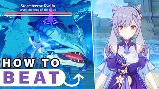 How to Beat STORMTERROR DVALIN World Boss | Guide ► Genshin Impact