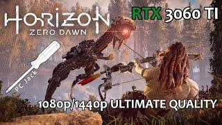 RTX 3060 Ti: Horizon Zero Dawn 1080p/1440p Ultimate Quality