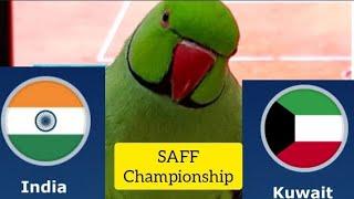 India vs Kuwait Prediction - SAFF Championship 2023 - Parrot Prediction