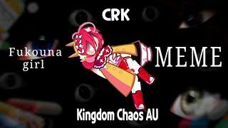 FUKOUNA GIRL /CRK AU MEME\ Kingdom Chaos AU . #fukounagirl #cookierunkingdomgacha #gacha #пжреу #рек