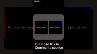 CSS Animations | Border Animation CSS Short  #shorts #css #animation