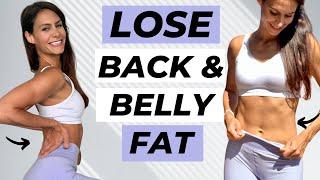 15 MIN WORKOUT to LOSE BACK and BELLY FAT