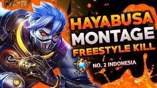 HAYABUSA TOP GLOBAL MONTAGE #1 • Freestyle Kill Combo Hayabusa Mobile Legends