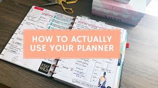 How To Actually Use Your Planner