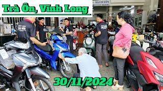 Wave 125i NK Thái Lan màu Xanh gp Nổ Máy về Trà Ôn Vĩnh Long ngày 30/11/24.CH Mai Duyên. Khải Phạm