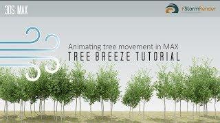 Animating trees in max tutorial, 3ds MAX & Fstorm render