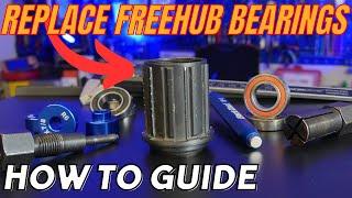How To Replace Freehub Cartridge Bearings and Service - Road Bike Maintenance