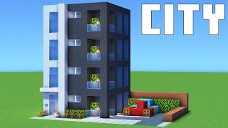 Minecraft Tutorial: How To Make Modern Apartment Building Complex