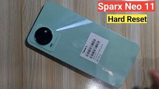 Sparx Neo 11 Hard Reset || Sparx neo 11 Pattern Pin password unlock || Sparx neo Hard Reset