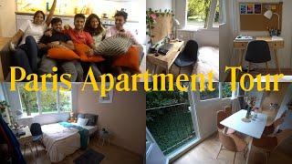 Paris 5 Bedroom Tour • €3325 for 107m² • sitcom-style student life 