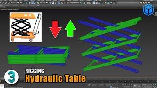 Tutorial Rigging e Animação de Mesa Hidráulica no 3ds Max