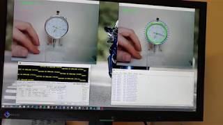 ESP32-CAM and OpenCV gauge read via image processing