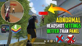 Free Fire Emulator Best Abnormal Headshots Settings | msi Emulator Best headshot tweaks & Dpi 2024