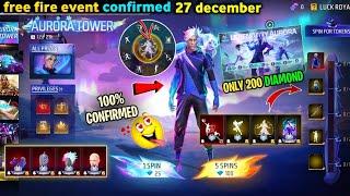 New Legendary Evo Bundle Event ff | Aurora Auction event | free fire new event | ff new event