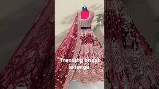 Meesho Trending Bridal Lehenga#shorts #meesho #meesholehenga #meesholehengahaul #bridallehngadesign