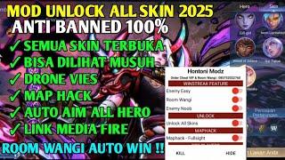 CHEAT MLBB UNLOCK ALL SKIN || ANTI BANNED 100% || ROOM WANGI AUTO WIN MUSTAHIL LOSE