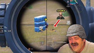 PUBG Mobile Funny MomentsTrolling with Crossbow from top bridge