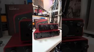 Checking out the 4th Gen Focusrite Scarlett Solo & 2i2 #musicproduction #homestudio #focusrite