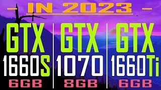 GTX 1070 vs GTX 1660 SUPER vs GTX 1660Ti - 2023 || NEW DRIVER || PC GAMES BENCHMARK TEST ||