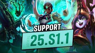 SEASON 15 PATCH 1 SUPPORT TIERLIST - 25.S1.1