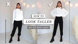 FASHION HACKS to look taller / have longer legs | For ALL body types  *my secrets*