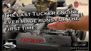 The last Tucker automobile engine runs for the first time!