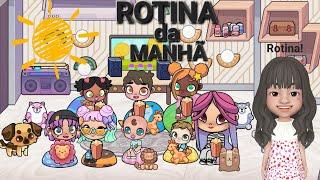 Rotina da manhã em família! [ COM MÚSICA ].