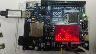 Arduino UNO R4 WIFI  led matrix test