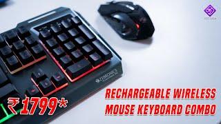 Zebronics Transformer Pro - Rechargeable Wireless Gaming Keyboard Mouse